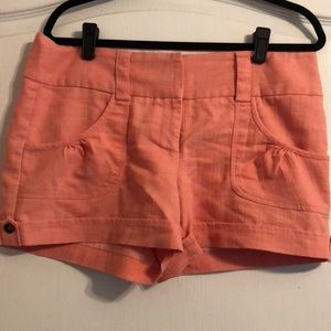 Maurice’s peach colored shorts. Size 11/12